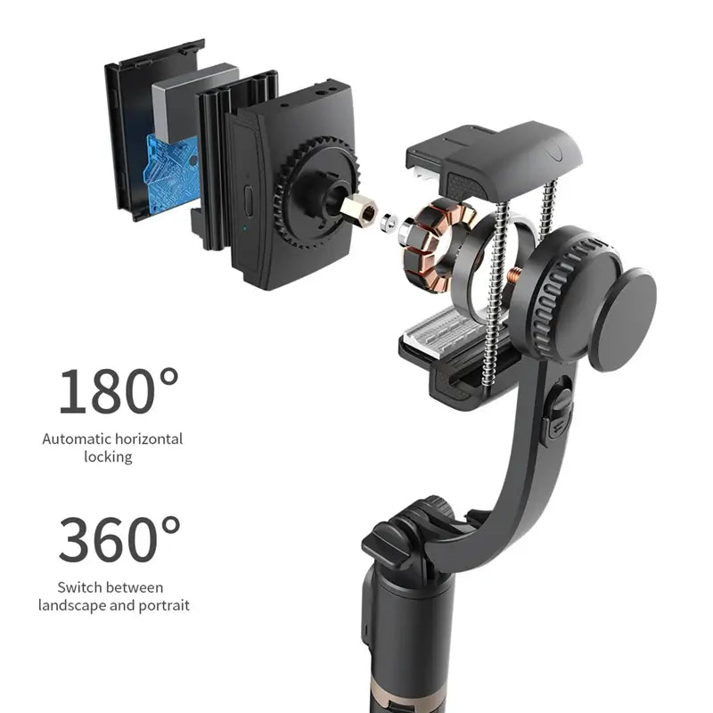 Bluetooth Stabilizer Selfie Stick Tripod with Gimbal