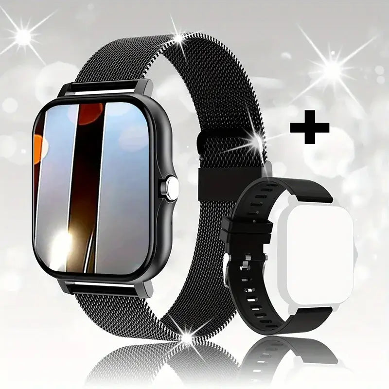 2024 Smart Watch for Men & Women | Full Touch Screen, Sport Fitness, BT Call | Ideal Gift
