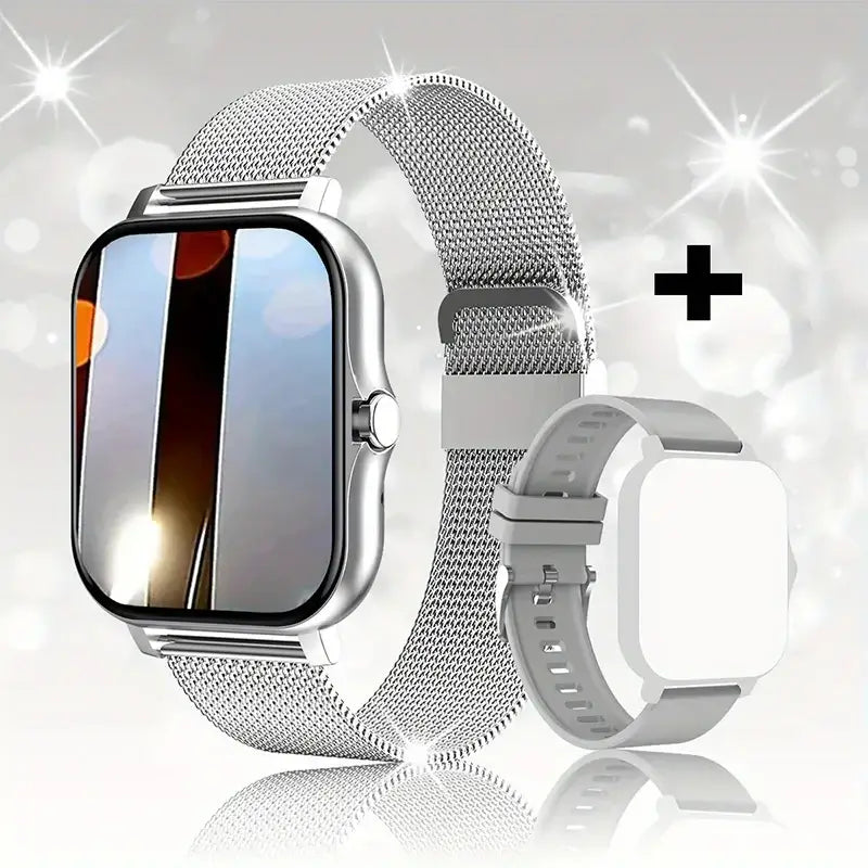 2024 Smart Watch for Men & Women | Full Touch Screen, Sport Fitness, BT Call | Ideal Gift