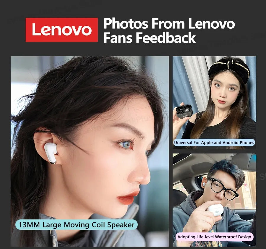Lenovo LP5 – Premium Wireless Earbuds for Crystal Clear Sound