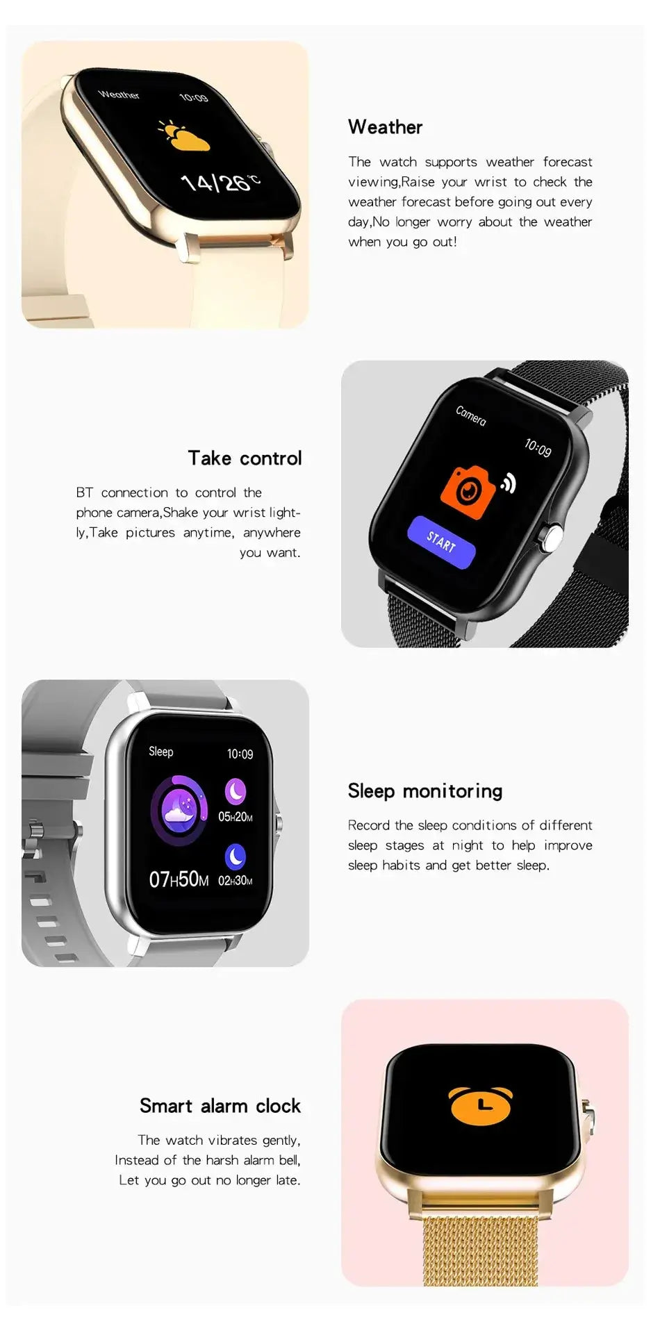 2024 Smart Watch for Men & Women | Full Touch Screen, Sport Fitness, BT Call | Ideal Gift