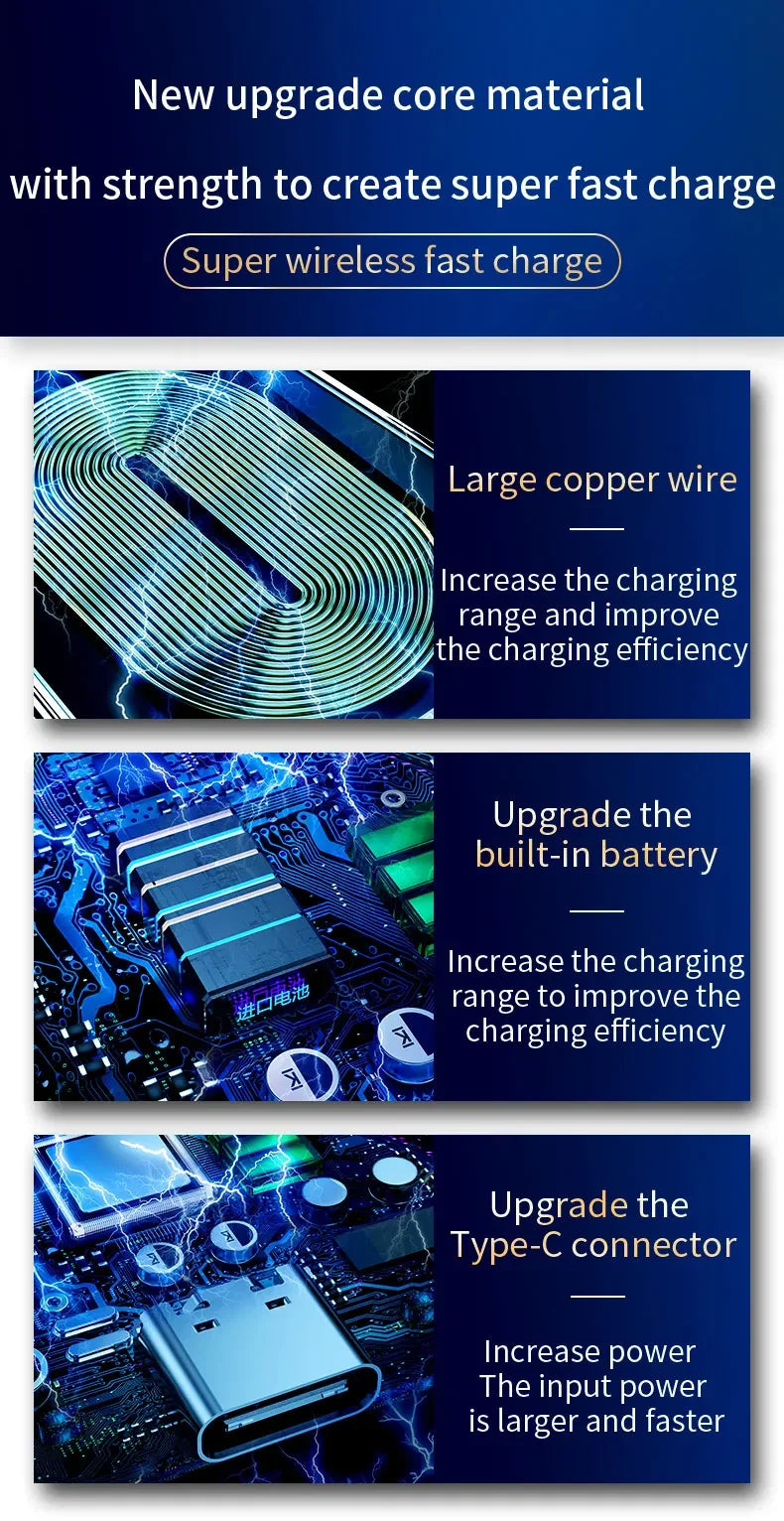 Promotional graphic for a new upgrade core material with text and images of electronic components.