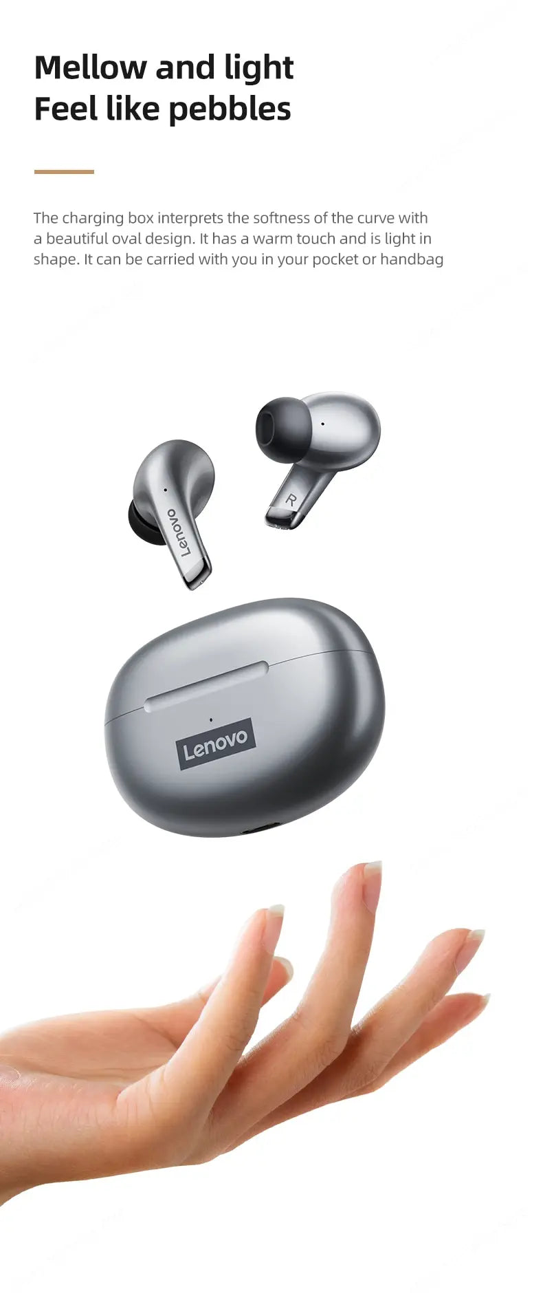 Lenovo LP5 – Premium Wireless Earbuds for Crystal Clear Sound