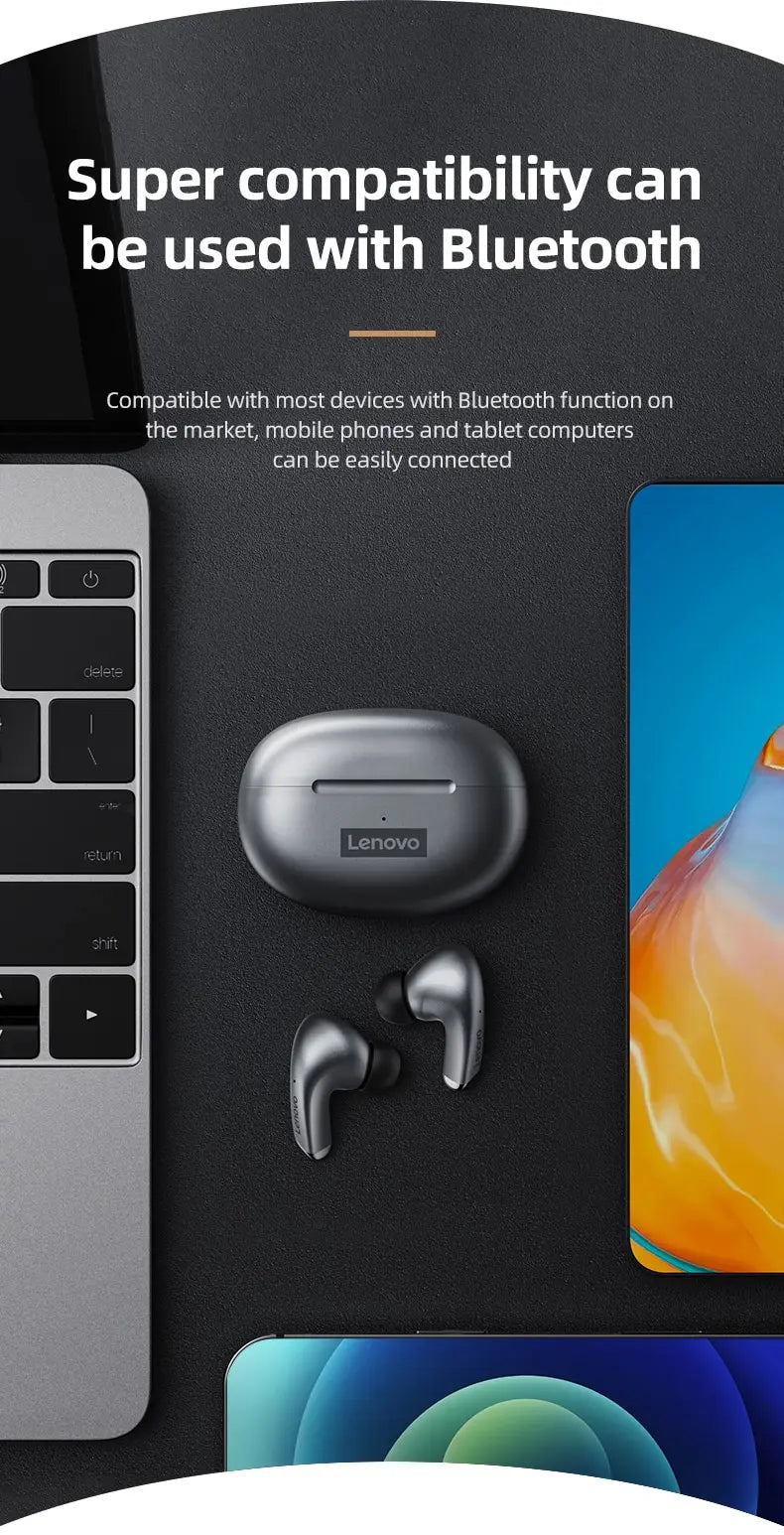 Lenovo LP5 – Premium Wireless Earbuds for Crystal Clear Sound