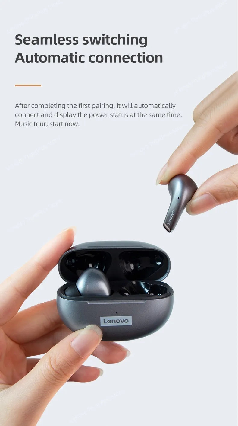 Lenovo LP5 – Premium Wireless Earbuds for Crystal Clear Sound