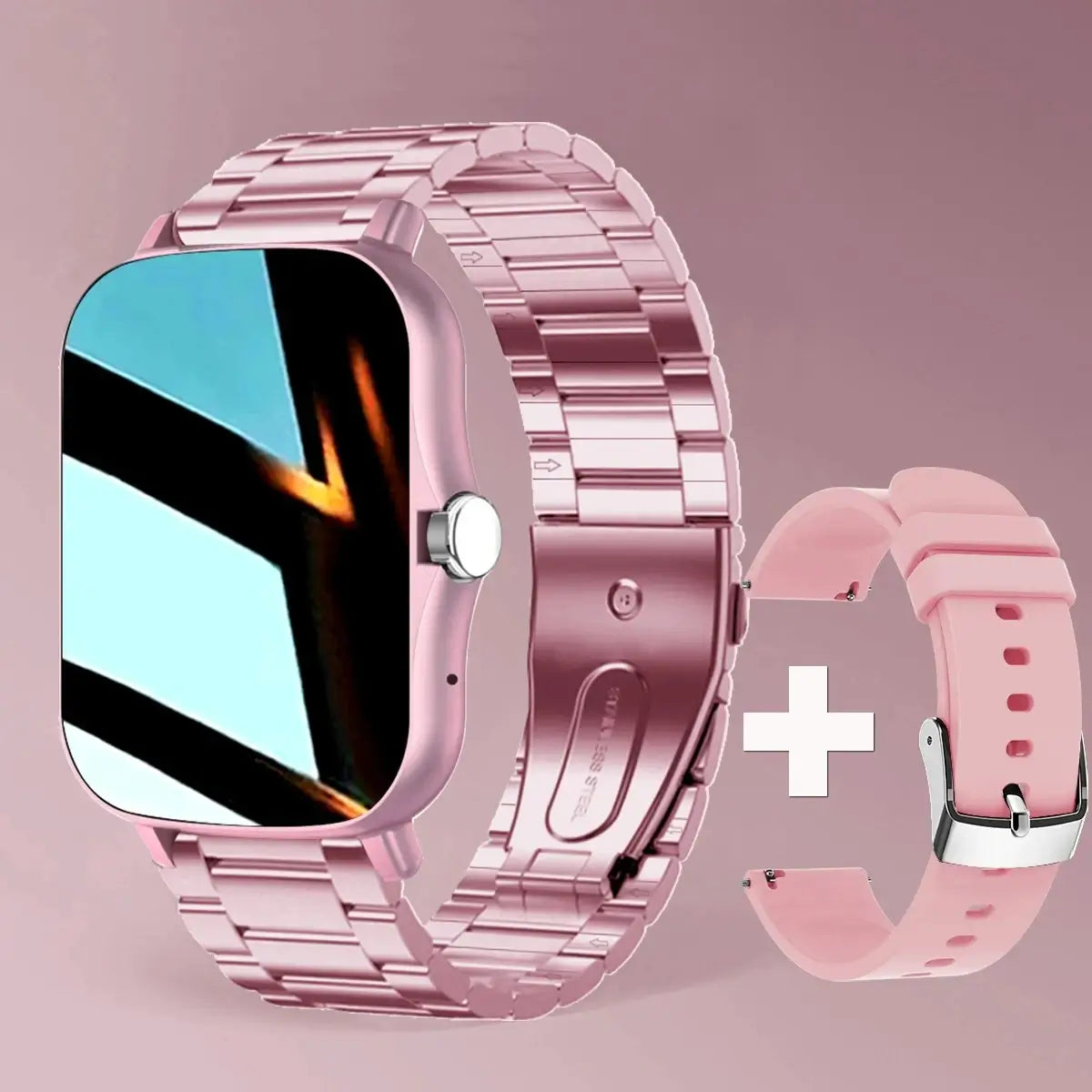2024 Smart Watch for Men & Women | Full Touch Screen, Sport Fitness, BT Call | Ideal Gift