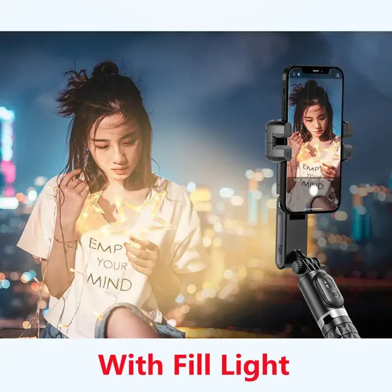 3-in-1 Gimbal Selfie Stick & Tripod