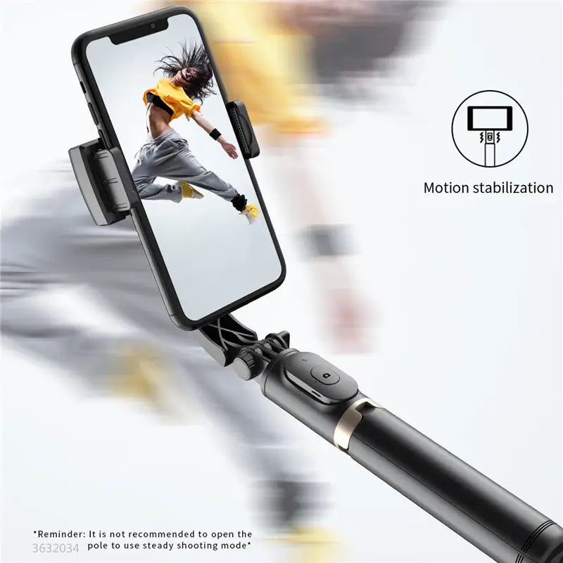 Bluetooth Stabilizer Selfie Stick Tripod with Gimbal