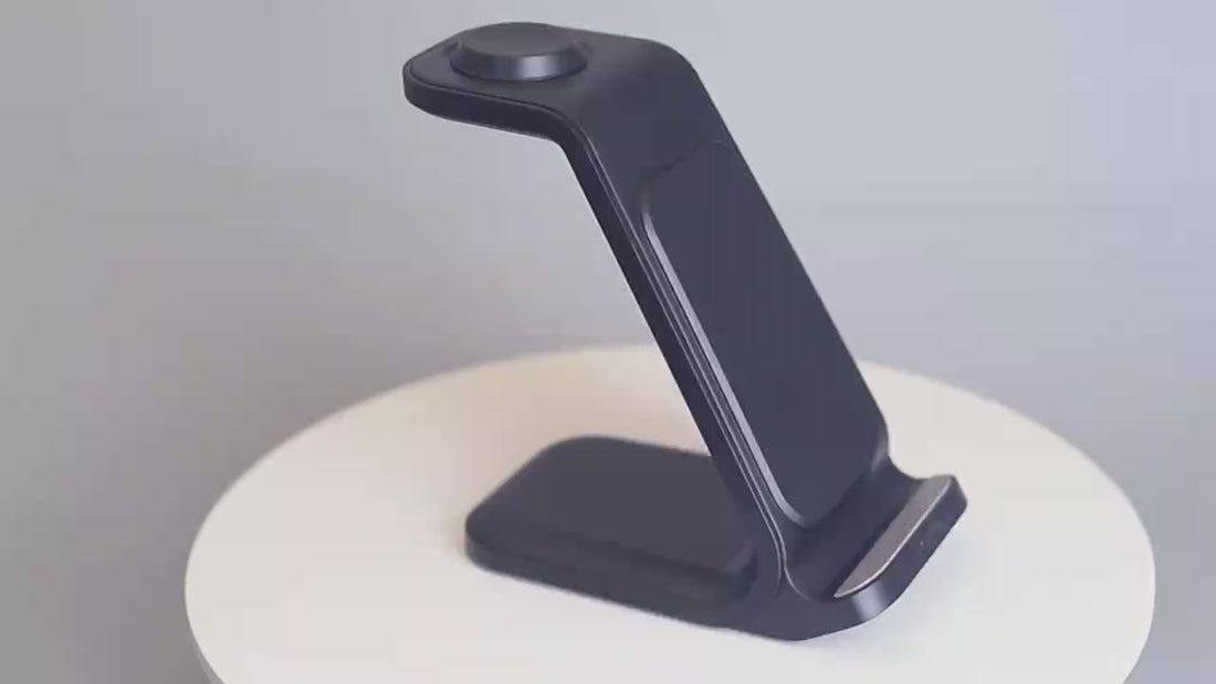 3-in-1 Fast Wireless Charger Dock for Samsung S23/S22 & More | Galaxy Watch & Buds Stand