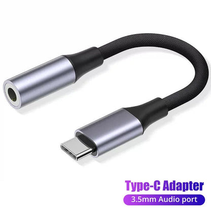 Premium USB Type C to 3.5mm Audio Jack Adapter for Samsung Galaxy S22, S21, Huawei P50, Xiaomi 12 - Shop Now!