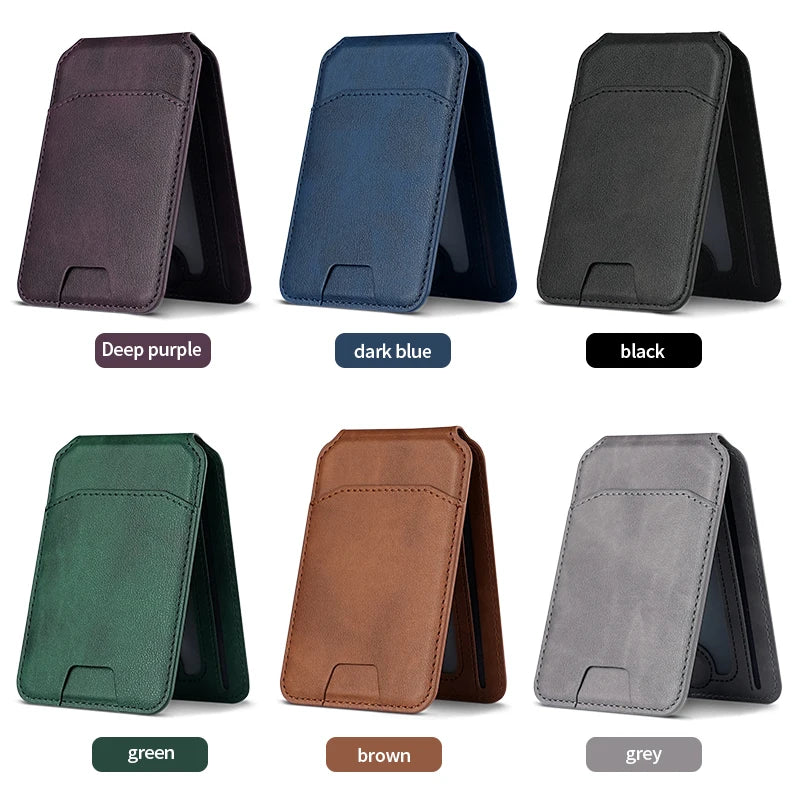 Set of six phone cases in different colors on a white background