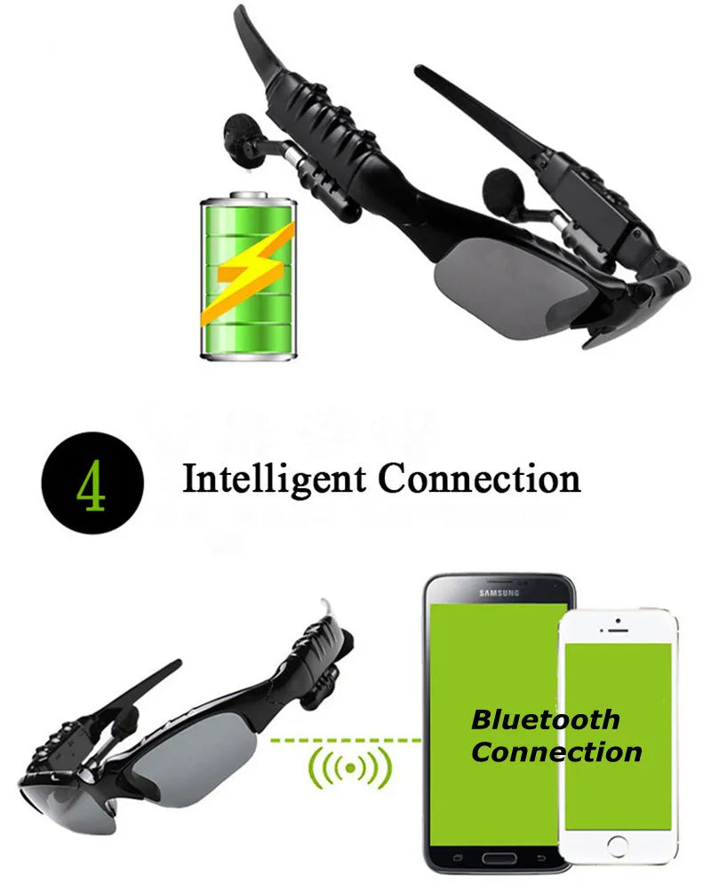 Bluetooth earbud with charging icon and smartphone illustration on a white background
