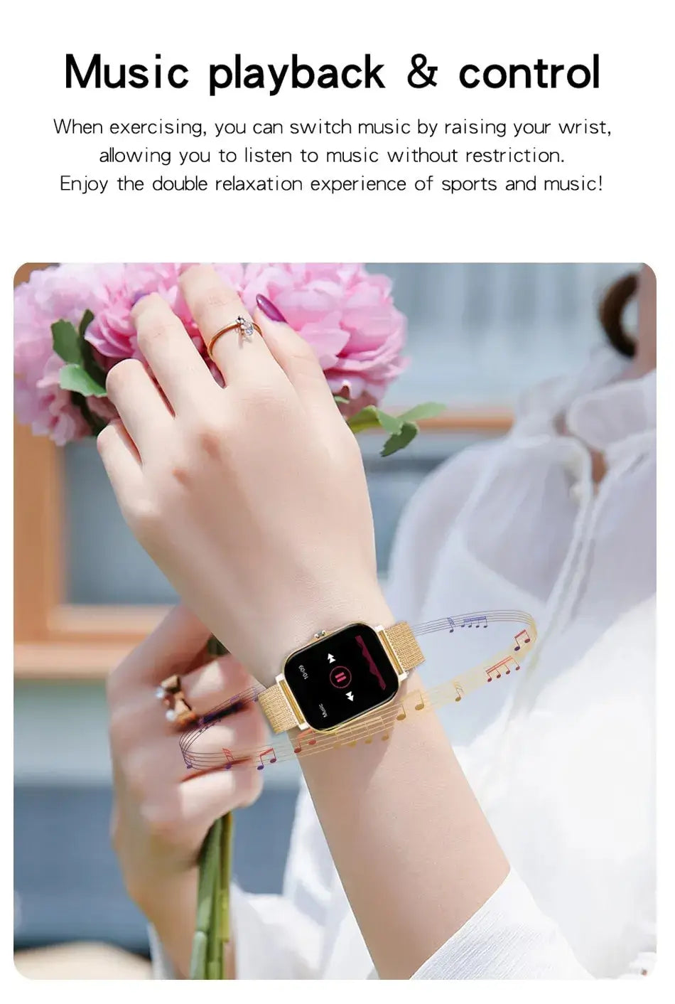 2024 Smart Watch for Men &amp; Women | Full Touch Screen, Sport Fitness, BT Call | Ideal Gift