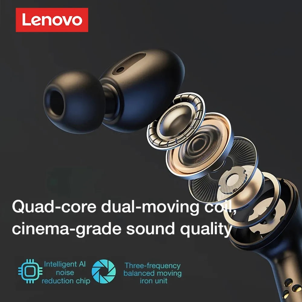 Lenovo LP3 Pro Bluetooth Earphones | Wireless TWS 5.0 Headset with HIFI Music, 1200mAh Battery, and Gaming Earbuds