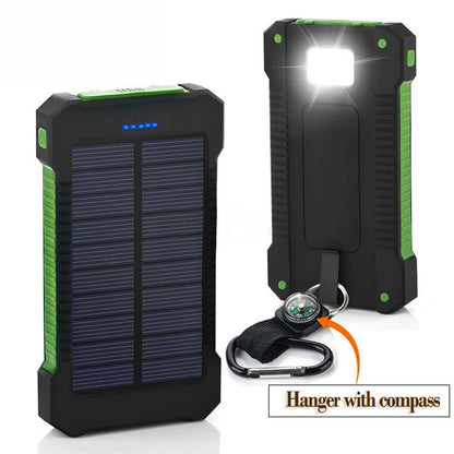 Solar Power Bank 200000mAh | Outdoor Wild Fishing Camping Large Capacity Backup Power Supply | Rapid Charging
