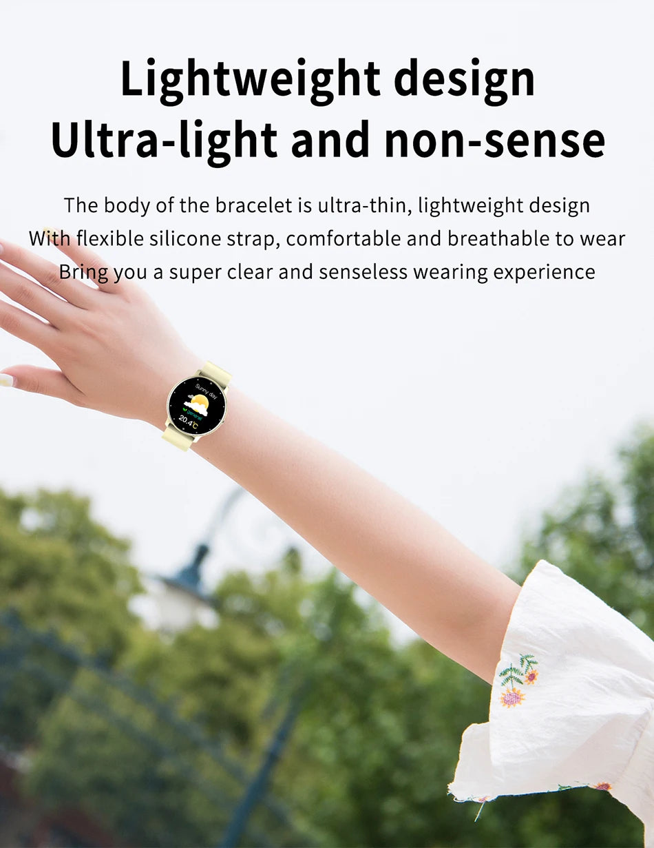 LIGE 2024 Smart Watch - Real-time Activity Tracker &amp; Heart Rate Monitor for Android &amp; iOS
