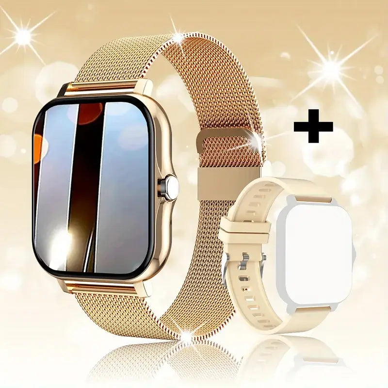 2024 Smart Watch for Men &amp; Women | Full Touch Screen, Sport Fitness, BT Call | Ideal Gift