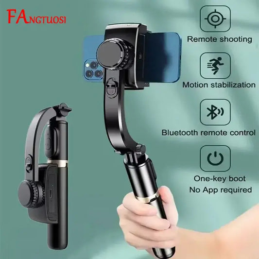 Bluetooth Stabilizer Selfie Stick Tripod with Gimbal