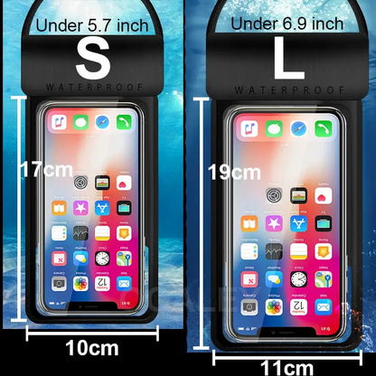 Universal Waterproof Phone Pouch – Touch-Friendly & Anti-Fingerprint