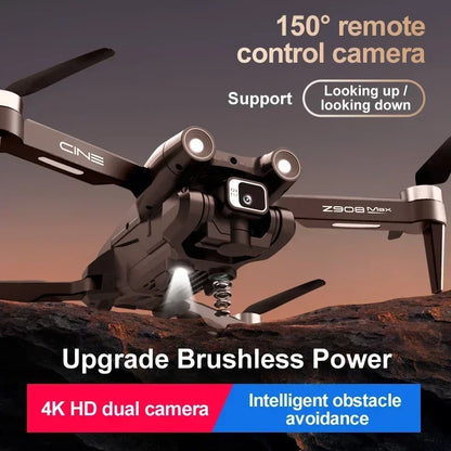 Camera with remote control features on a rocky surface with a sunset background