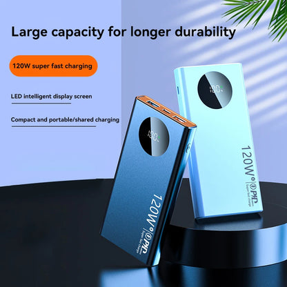 Super Fast Mobile Charger 50000mAh / 120W - Thin &amp; Light Power Bank | Shop Now