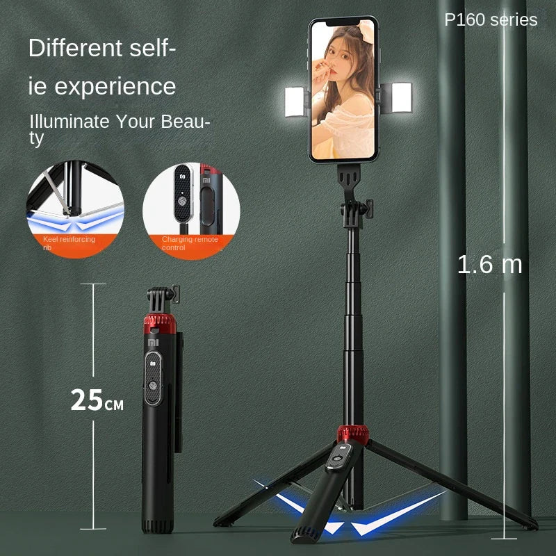 Xiaomi Tripod Selfie Stick with Bluetooth Remote | Mobile Holder &amp; Ring Light