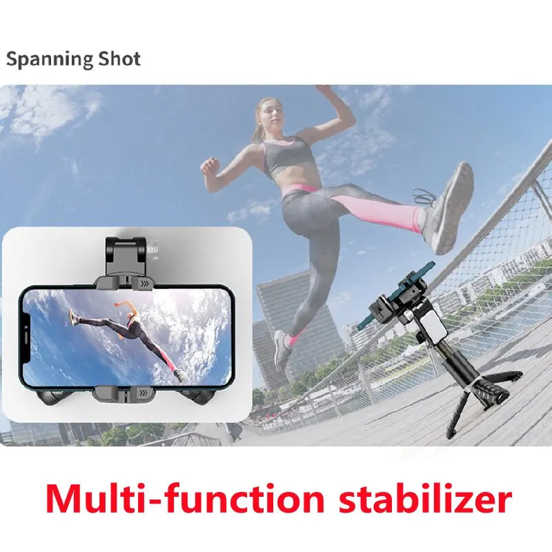 Buy Gimbal Stabilizer Selfie Stick Tripod for 360 Rotation Following Shooting Mode | Perfect for iPhone &amp; Smartphone Live Photography