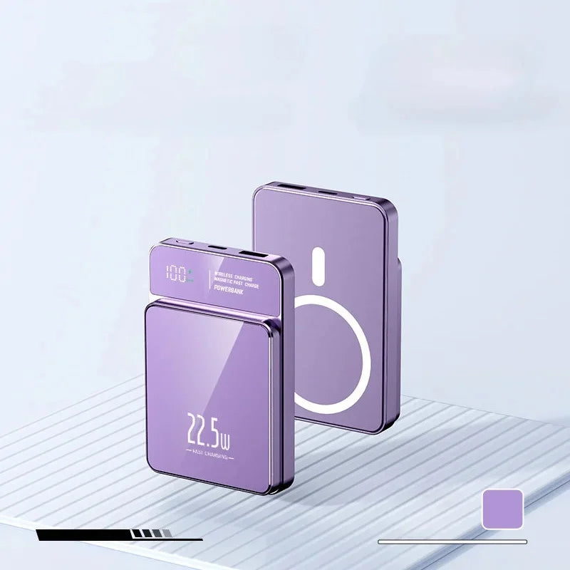 Wireless Magnetic Power Bank | 30000mAh | Super Fast Charging - iPhone, Xiaomi, Samsung, Huawei Compatible