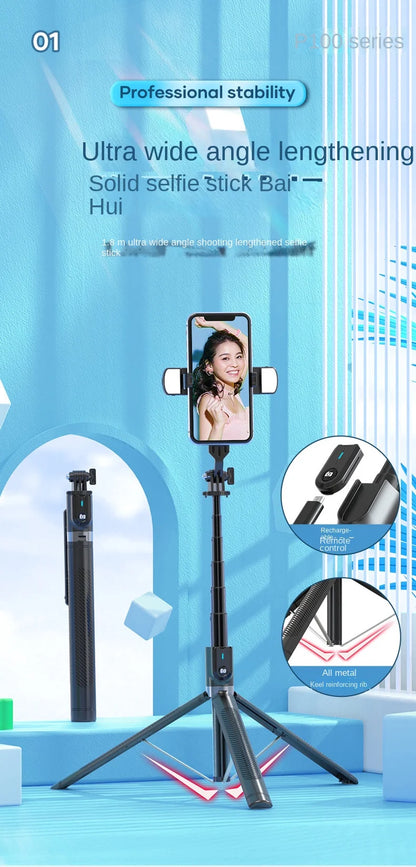 Xiaomi Selfie Stick 1.8m Lengthen Phone Tripod | Portable Telescopic Pole Wireless Bluetooth Tripod Stand with Remote Control