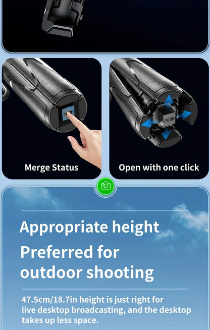 Product display with text about appropriate height for outdoor shooting.