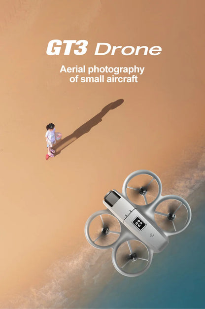 GT3 Drone with person casting a shadow on sand and water background