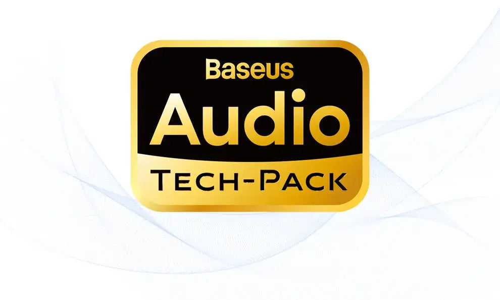 Baseus Audio Tech-Pack logo on a white background
