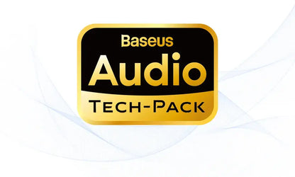 Baseus Audio Tech-Pack logo on a white background

