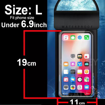 Universal Waterproof Phone Pouch – Touch-Friendly & Anti-Fingerprint