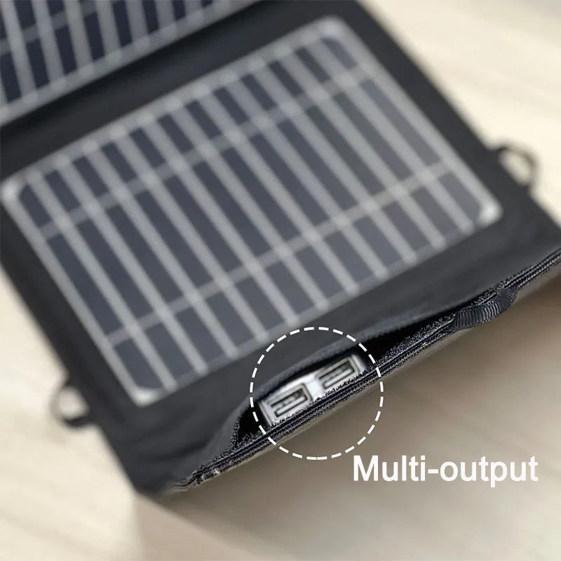 High Power Portable Solar Panel | Waterproof Foldable Outdoor Charger
