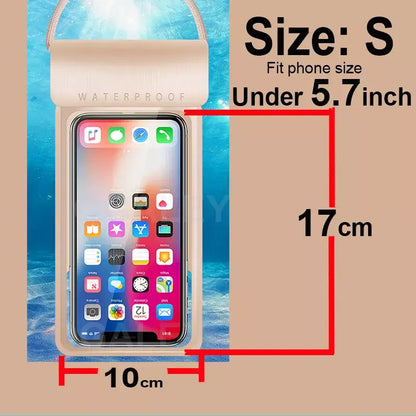 Universal Waterproof Phone Pouch – Touch-Friendly & Anti-Fingerprint