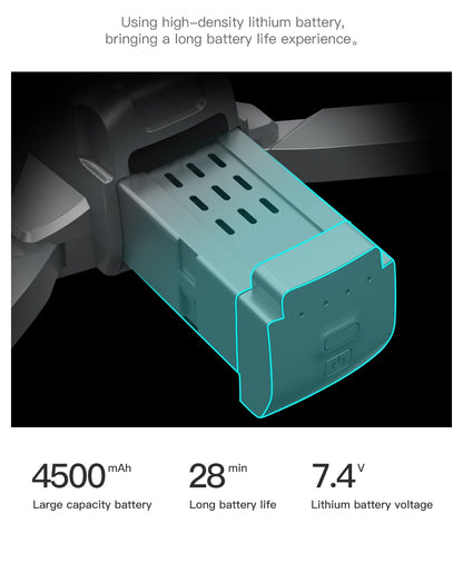 Teal battery pack with specifications on a dark background