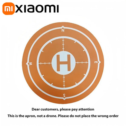 Xiaomi apron with a compass design and text warning customers not to order the wrong item.