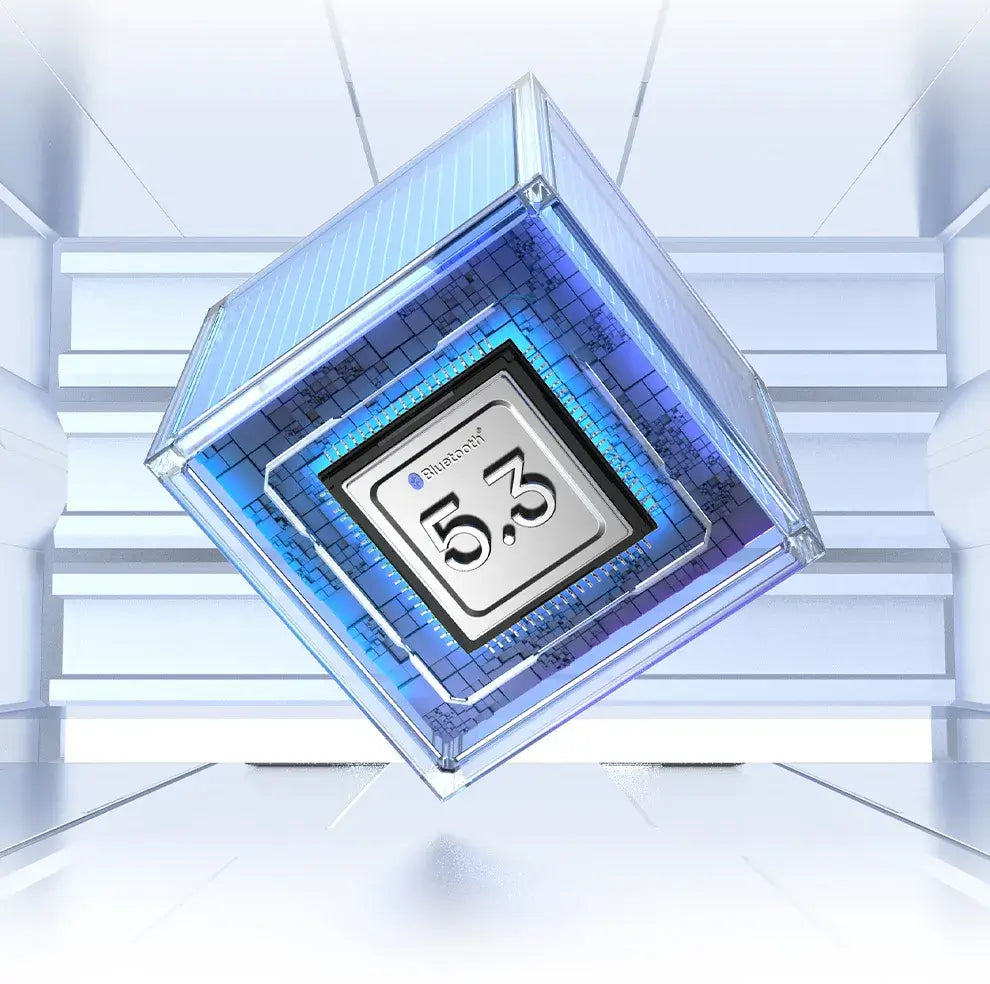 Computer processor with "Ryzen" branding on a futuristic background
