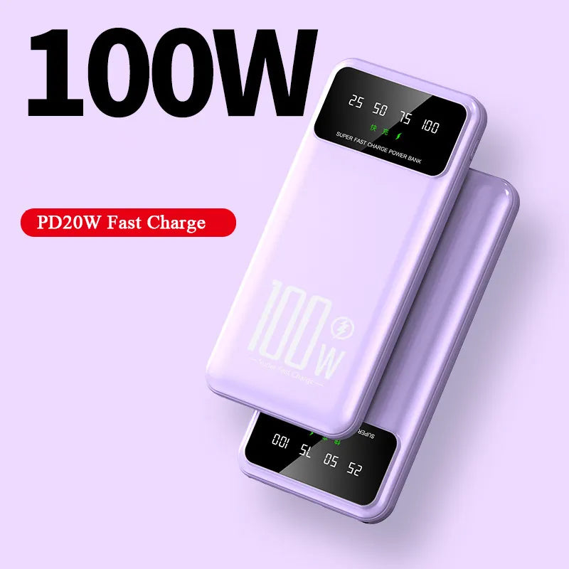 Xiaomi 50000mAh Fast Charging Portable External Battery with LED Screen | Mobile Charging Solution