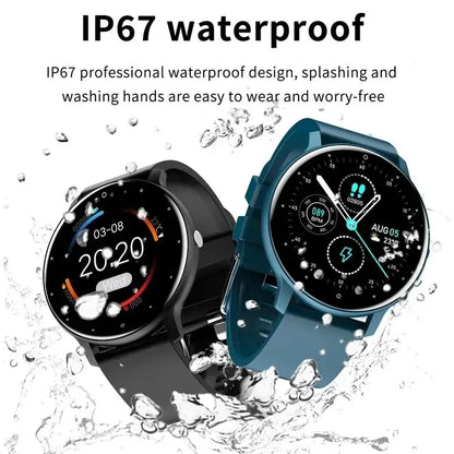 LIGE 2024 Smart Watches – IP67 waterproof design with dual color straps