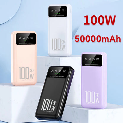 Xiaomi 50000mAh Fast Charging Portable External Battery with LED Screen | Mobile Charging Solution