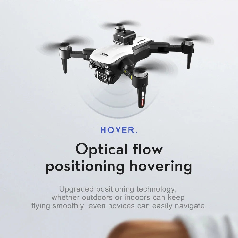 Drone with 'HOVER' branding on a light gray background