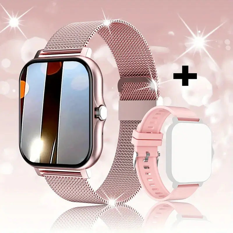 2024 Smart Watch for Men &amp; Women | Full Touch Screen, Sport Fitness, BT Call | Ideal Gift