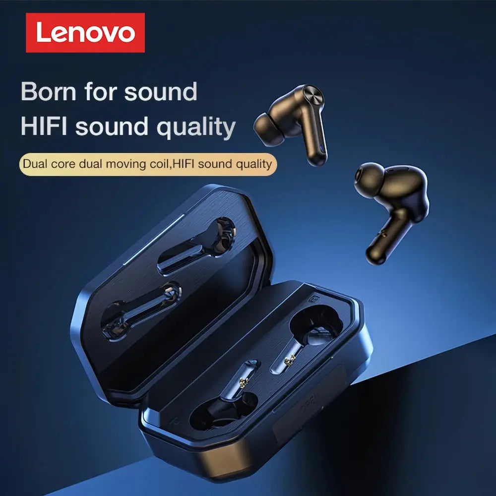 Lenovo LP3 Pro Bluetooth Earphones | Wireless TWS 5.0 Headset with HIFI Music, 1200mAh Battery, and Gaming Earbuds