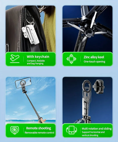 Keychain with remote control and zinc alloy keel on a blue background